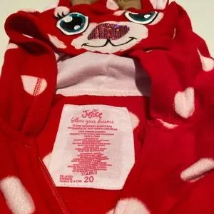 Justice reindeer onesie sale